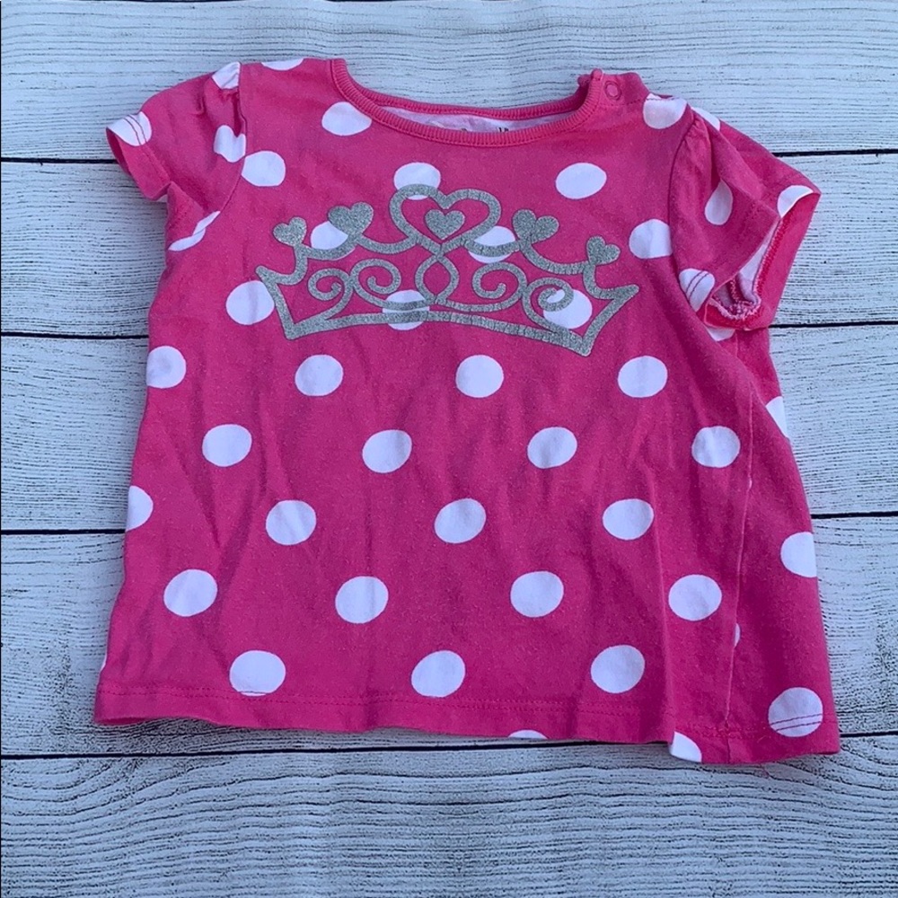 Jumping Beans Pink Princess Shirt size 18M